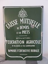 Plaque emaillee caisse d'occasion  Bourg-la-Reine