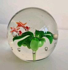 Glass paperweight aquarium for sale  PORTSMOUTH