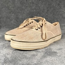 Tênis masculino Tommy Bahama Hookline Sinker seda crua juta linho 10,5 bege, usado comprar usado  Enviando para Brazil
