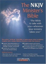 Usado, Holy Bible: New King James Version, Burgundy Genuine Leather, Minister's comprar usado  Enviando para Brazil