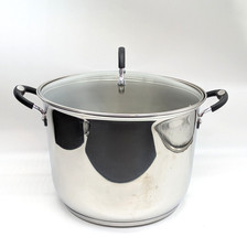 Tramontina Tri-Ply Base Aço Inoxidável 16 Qt Pote de Estoque com Tampa de Vidro Brasil , usado comprar usado Tramontina Tri-Ply Base Aço Inoxidável 16 Qt Pote de Estoque com Tampa de Vidro Brasil , usado comprar usado  Enviando para Brazil