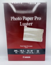 Papel fotográfico Canon Pro Luster LU-101 13x19 A3+ 50 folhas 10,2 mil 69 lb comprar usado  Enviando para Brazil