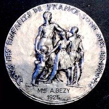 Médaille argent massif d'occasion  Nantes-