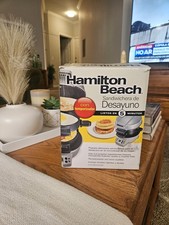 Sanduicheira elétrica Hamilton Beach café da manhã prata comprar usado  Enviando para Brazil