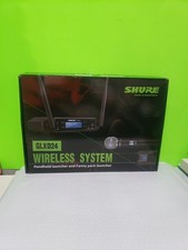SHURE GLXD24 Dual Channel Wireless 2 SAXOFONE TROMPETE TRUMBONE CAIXA ABERTA  comprar usado  Enviando para Brazil