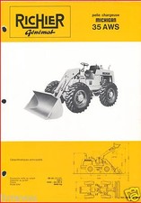 Prospectus 1969 richier d'occasion  Marcillat-en-Combraille