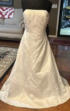 Faviana white strapless for sale  Goldthwaite