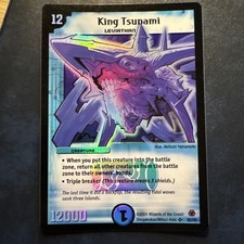 Używany, Duel Masters DM05 S2/S5 Holo King Tsunami angielski 2004 na sprzedaż  Wysyłka do Poland