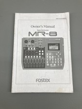 Fostex instruction manual d'occasion  Expédié en Belgium