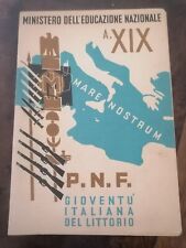 Pagella pnf fascista. usato  Vertova