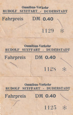 Fahrkarten bus duderstadt gebraucht kaufen  Einbeck