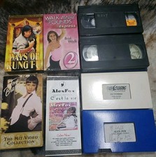 Lot Vintage VHS Video Cassette Tapes Exercise Kung Fu Con Edison Live Demo Fox comprar usado  Enviando para Brazil