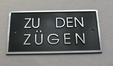 Eisenbahnschild gebraucht kaufen  Herten