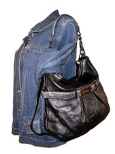 Bolsa tiracolo KENNETH COLE couro preto com destaque em relevo alça superior comprar usado  Enviando para Brazil
