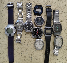 Lote Relógio Vintage Seiko/Cidadão/Relógio/Casio/Oriente Trabalho $ Não Funciona Para Peça comprar usado  Enviando para Brazil