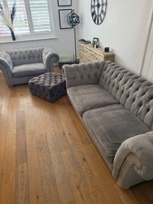 Chesterfield sofa seater for sale  SUTTON COLDFIELD