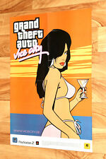 2002 Grand Theft Auto Vice City GTA pôster muito raro PlayStation 2 PS2 58x39cm. comprar usado  Enviando para Brazil