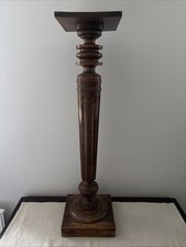 Wooden pillar pedestal for sale  LIPHOOK