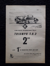 Triumph tr2 rac for sale  WORTHING