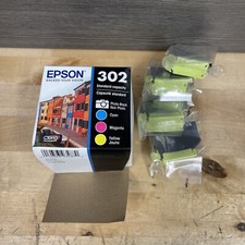 Cartuchos de tinta Epson 302 Photo preto ciano magenta amarelo validade 26/05 comprar usado  Enviando para Brazil