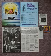 Iron Maiden Seventh Son Of A Seventh Son 1988 Atenas Show Clippings MEGA RARO comprar usado  Enviando para Brazil