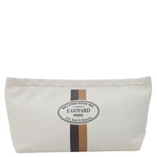 Bolsa organizadora de lona de algodão GOYARD Necessaire off white comprar usado  Enviando para Brazil