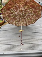 Vintage umbrella brown for sale  BLACKPOOL