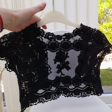 Beautiful black lace for sale  BRISTOL