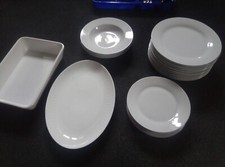 Geschirrset weiß keramik gebraucht kaufen  Ratzeburg
