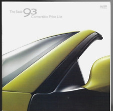 Saab convertible specification for sale  UK