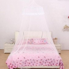 Cama infantil dossel pendurado mosquiteiro princesa cúpula barraca cama (branco), usado comprar usado  Enviando para Brazil