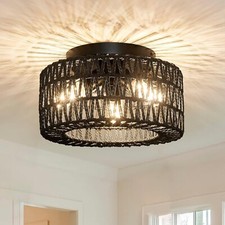 Rattan light fixtures for sale  Flint