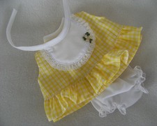 Yellow gingham dress for sale  ROCHFORD