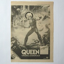 Queen - Flash Gordon - UK 1980 Album Music Magazine Advert Cutting Promo Poster comprar usado  Enviando para Brazil