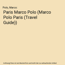 Paris marco polo gebraucht kaufen  Trebbin
