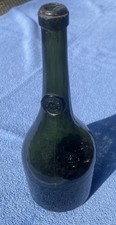 Garrafa de vinho de vidro preto com selo aplicado comprar usado  Enviando para Brazil