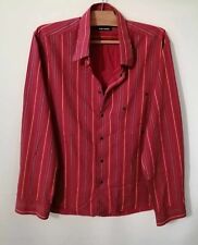 Chemise rouge rayures d'occasion  Bourg-de-Thizy