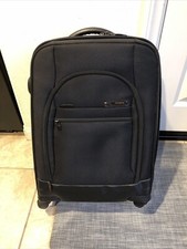 Bagagem de mão Samsonite Pro DLX viagem de negócios 4 rodas preta 22” bolsa COMO EM PERFEITO ESTADO comprar usado  Enviando para Brazil