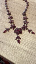 Granat collier kette gebraucht kaufen  Minden