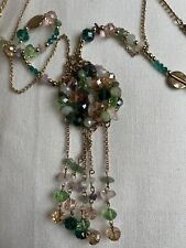 Collana metallo cristalli usato  Zandobbio