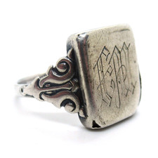 Siegelring silber 835 gebraucht kaufen  Olfen