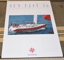 Folheto de vendas de iate fino vintage JEANNEAU SUN FAST 36 Philippe Briand comprar usado  Enviando para Brazil