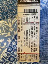 Collections concert ticket for sale  San Diego