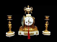 Antique clock marble for sale  SOUTHPORT
