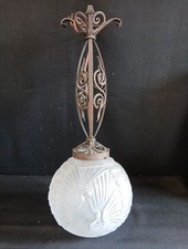 Lustre verre moulé d'occasion  Verquin