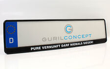 Kennzeichenhalter spruch pure gebraucht kaufen  Wörth am Rhein
