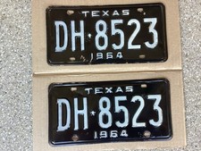 Pair 1964 texas for sale  Houston