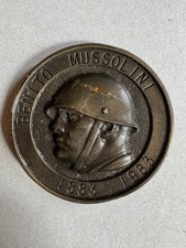 Medaglia benito mussolini usato  Roma