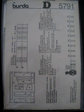 Burda 5791 schnittmuster gebraucht kaufen  Trossingen
