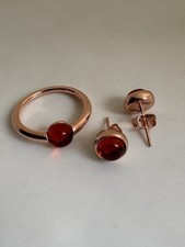 Set orecchini anelli usato  Spedire a Italy